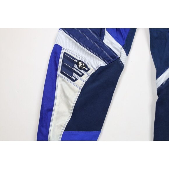 Vintage Thor Motocross Mens 34 Distressed Padded Moto Bike Racing Joggers Pants - Picture 5 of 11